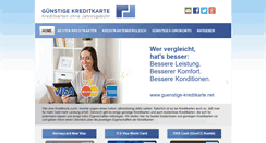 Desktop Screenshot of guenstige-kreditkarte.net